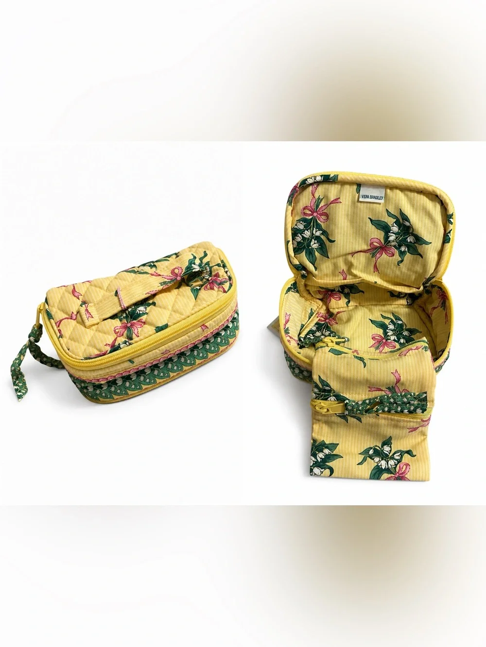 Vera Bradley Hope NWT Retired Floral Travel Jewelry Case